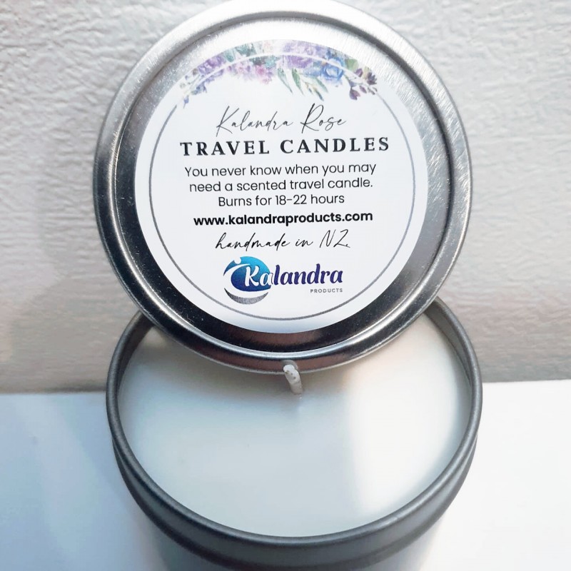 Kalandra Rose Soy Travel Candle